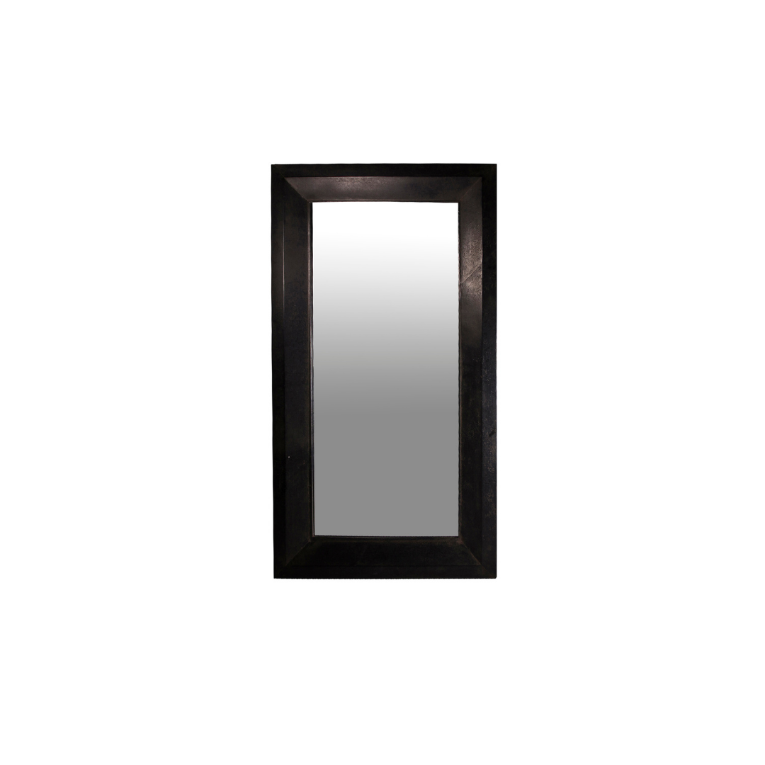BROSTE CARLY METAL MIRROR IRON/GLASS 1000X76X1750MM BLACK