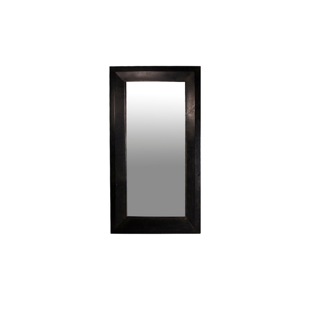 BROSTE CARLY METAL MIRROR IRON/GLASS 1000X76X1750MM BLACK