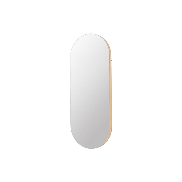 BROSTE ALVA OVAL MIRROR 620X60X1580MM NATURAL OAK