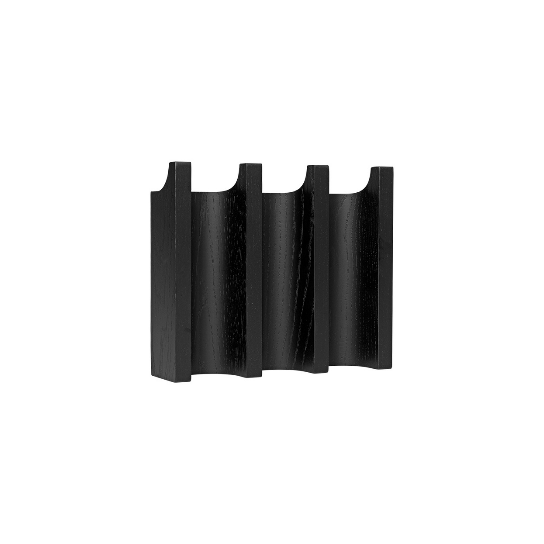 KD COLUMN COAT RACK 210X55X180MM SOLID OAK BLACK