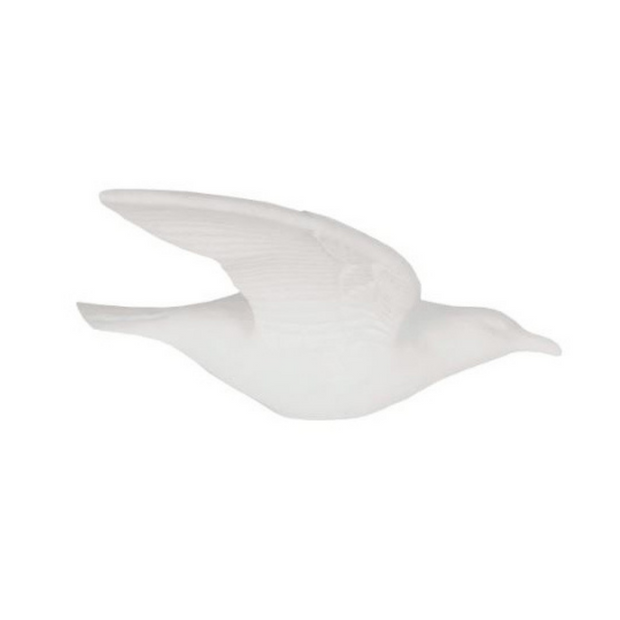 FLYING BIRD SINGLE SET OF 3 FINE BONE CHINA 145X65MM WHITE