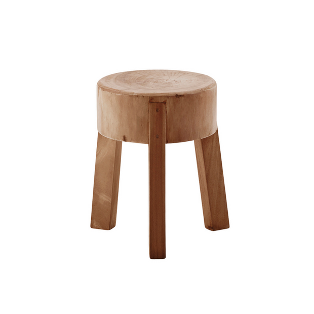 SIKA RODGER STOOL 400X400X450 TEAK