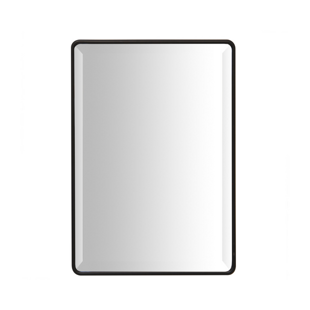 ECHO MIRROR METAL/GLASS 237X335MM MATT BLACK
