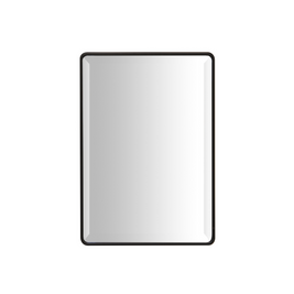 ECHO MIRROR METAL/GLASS 237X335MM MATT BLACK