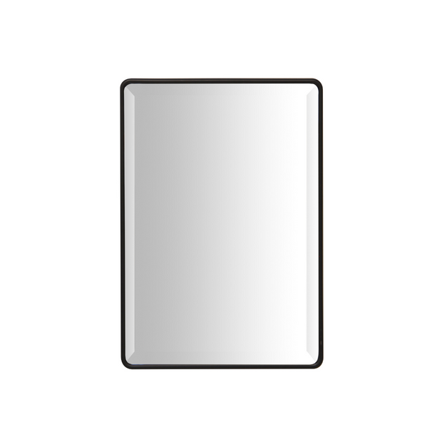 ECHO MIRROR METAL/GLASS 237X335MM MATT BLACK