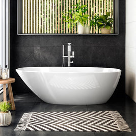 MOZZANO II FREESTANDING BATH W/VOID 1682L X 762W X 418/533H