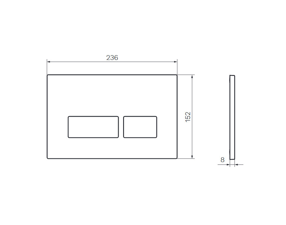 BLADE MECHANICAL PUSH PLATE