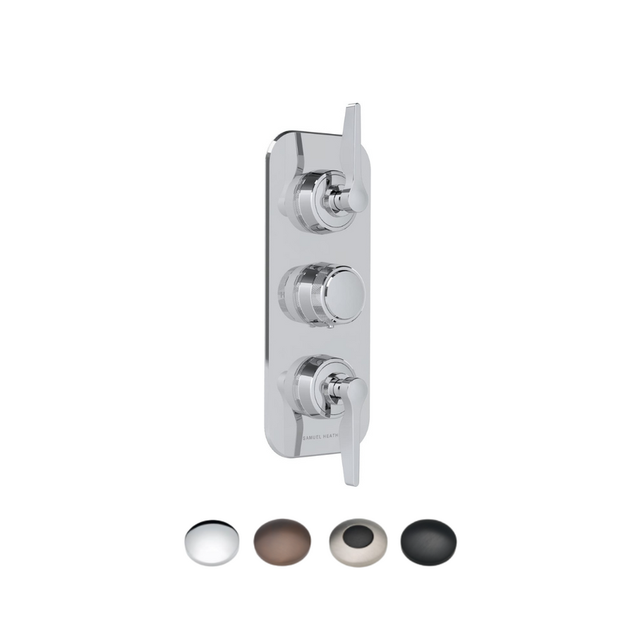 ONE HUNDRED THERMOSTATIC SHOWER MIXER 2 OUTLET HANDLE