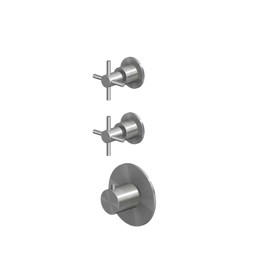 HELM THERMOSTATIC SHOWER MIXER 2 STOP VALVES
