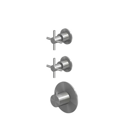 HELM THERMOSTATIC SHOWER MIXER 2 STOP VALVES