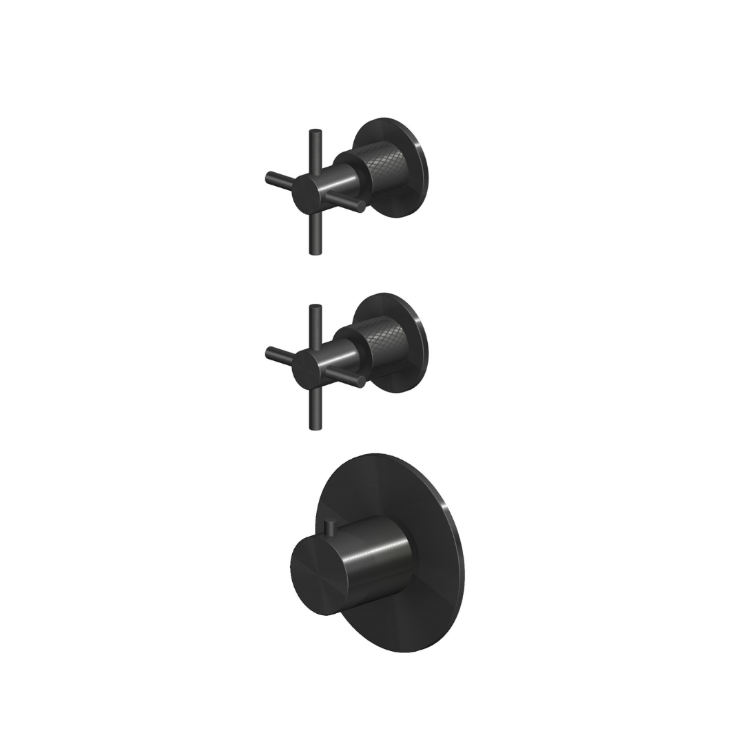 HELM THERMOSTATIC SHOWER MIXER 2 STOP VALVES