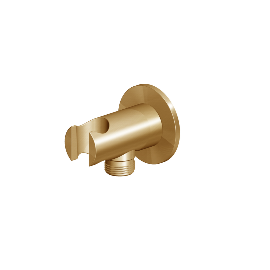 HELM WALL MOUNTED SHOWER SUPPORT & HOSE CONNECTION