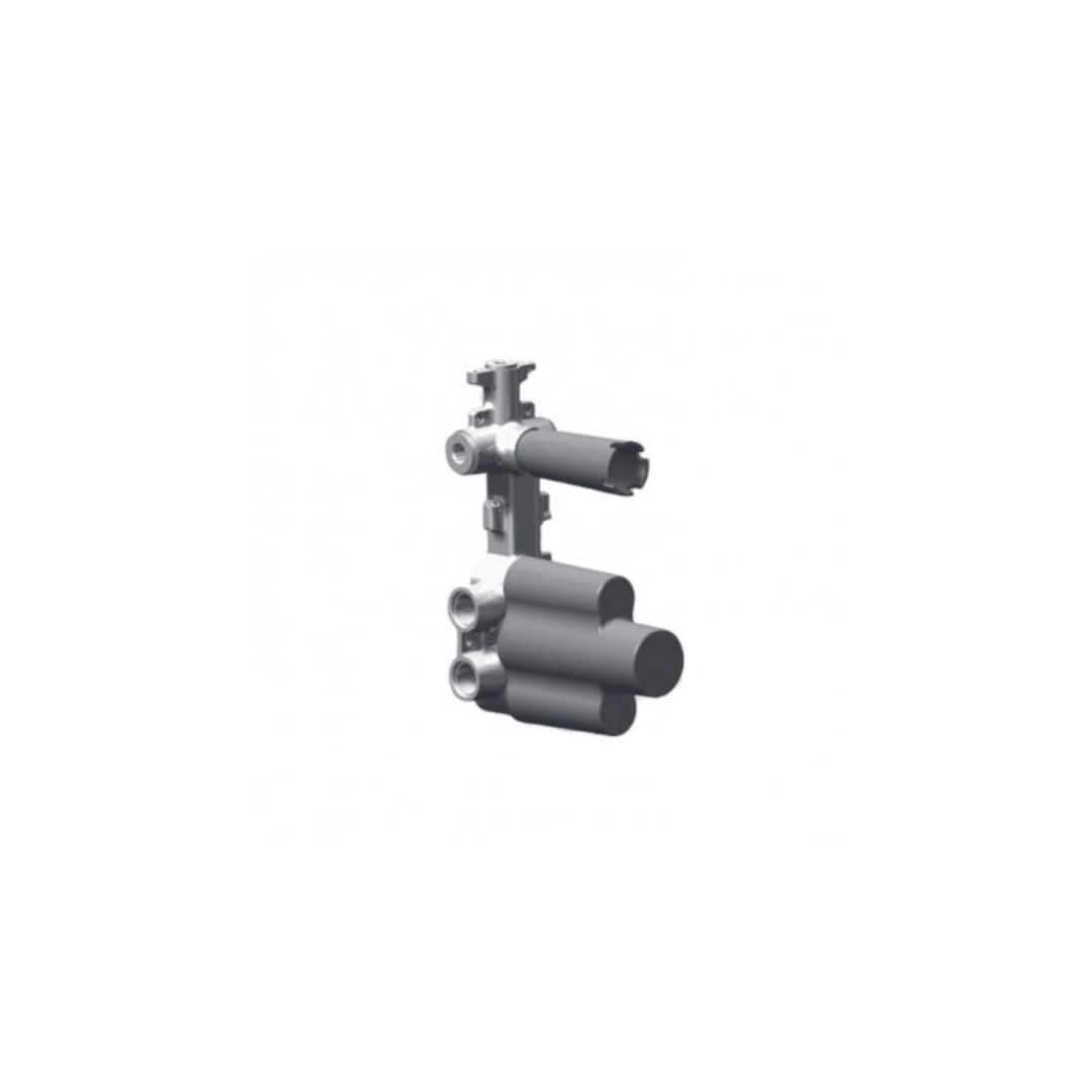 ZUCCHETTI BUILT IN PART - THERMO SHOWR MIX 1 OUTLET W/STOP VALVE