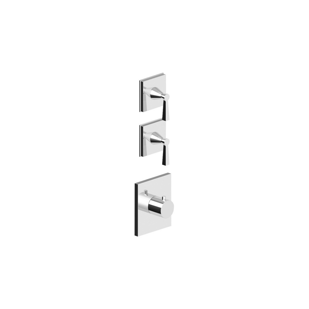 BELLAGIO LEVER THERMOSTATIC MIXER LEVER 2 X STOP TAP TRIMSET