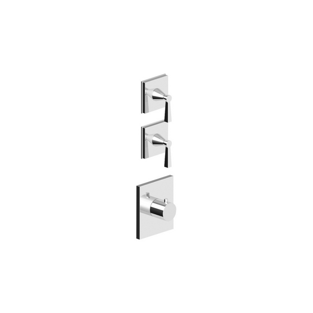 BELLAGIO LEVER THERMOSTATIC MIXER LEVER 2 X STOP TAP TRIMSET
