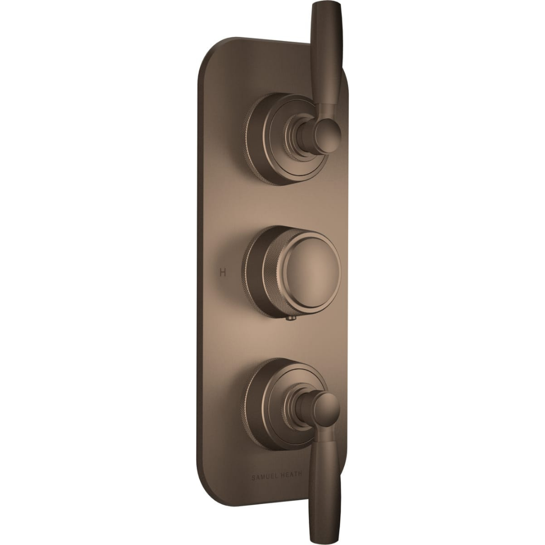 ONE HUNDRED THERMOSTATIC SHOWER MIXER 2 OUTLET HANDLE