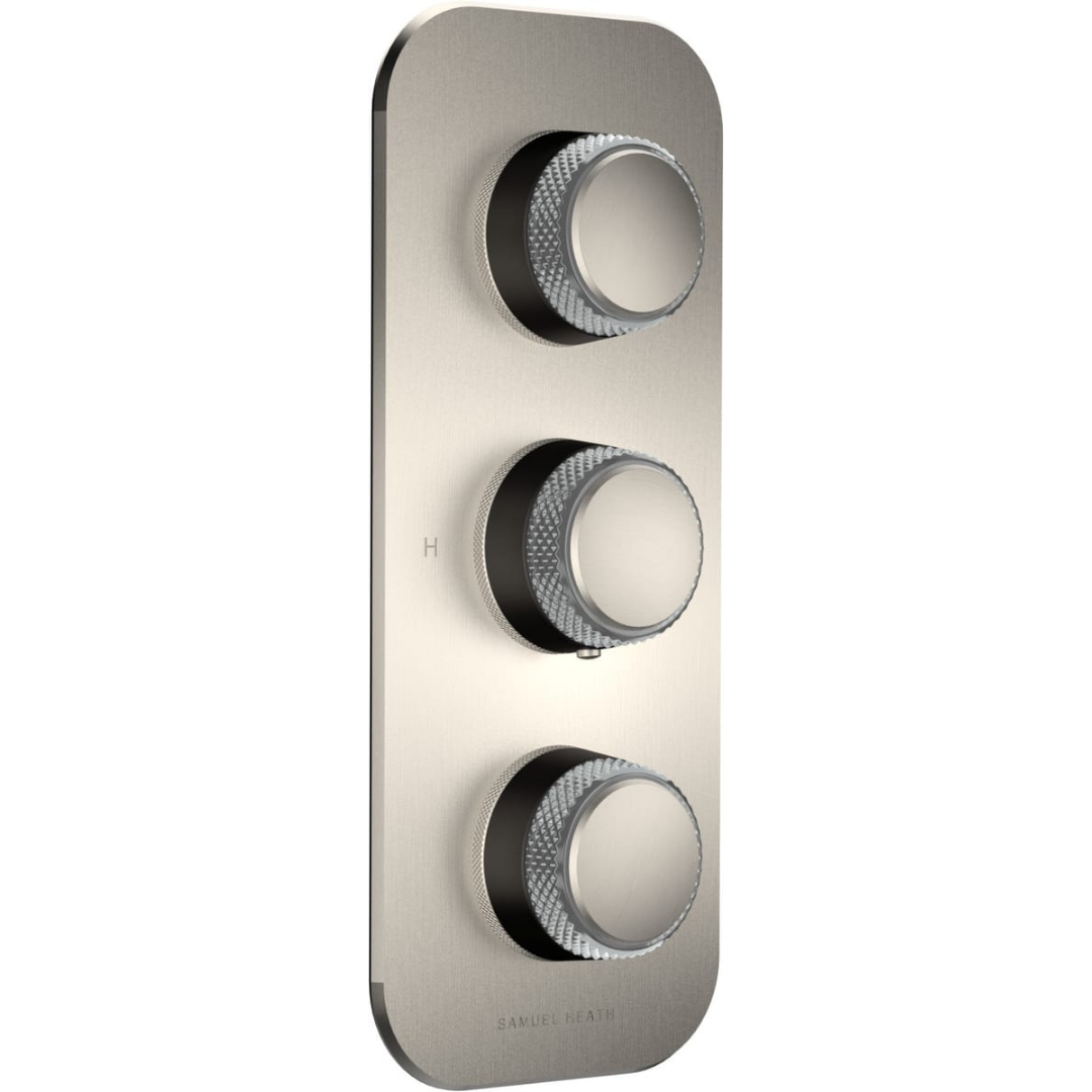 ONE HUNDRED THERMOSTATIC SHOWER MIXER 2 OUTLET HANDLE