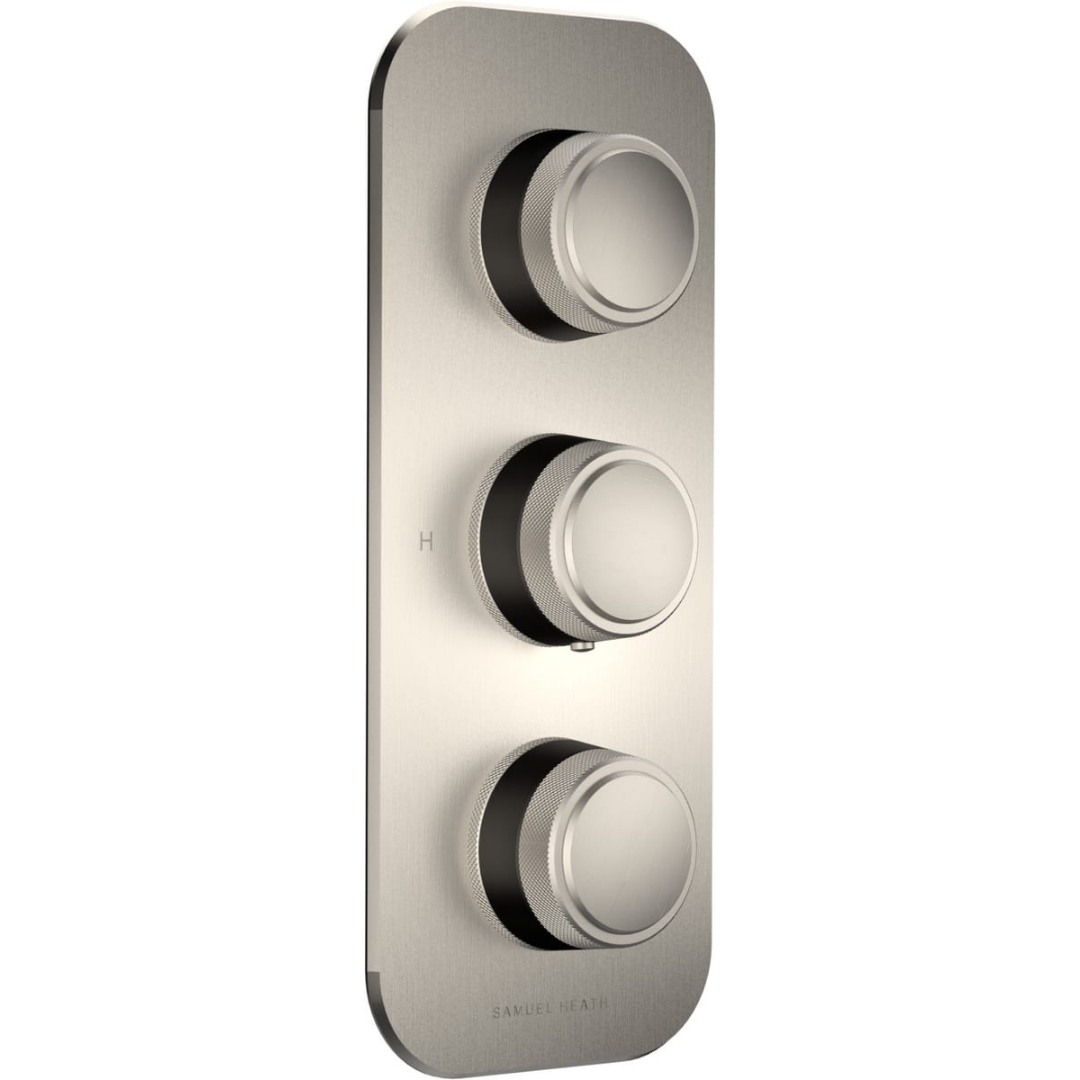 ONE HUNDRED THERMOSTATIC SHOWER MIXER 2 OUTLET HANDLE