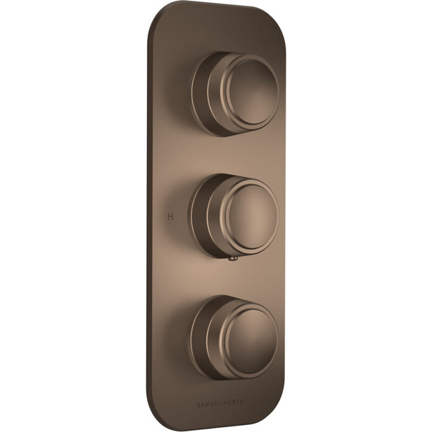 ONE HUNDRED THERMOSTATIC SHOWER MIXER 2 OUTLET HANDLE