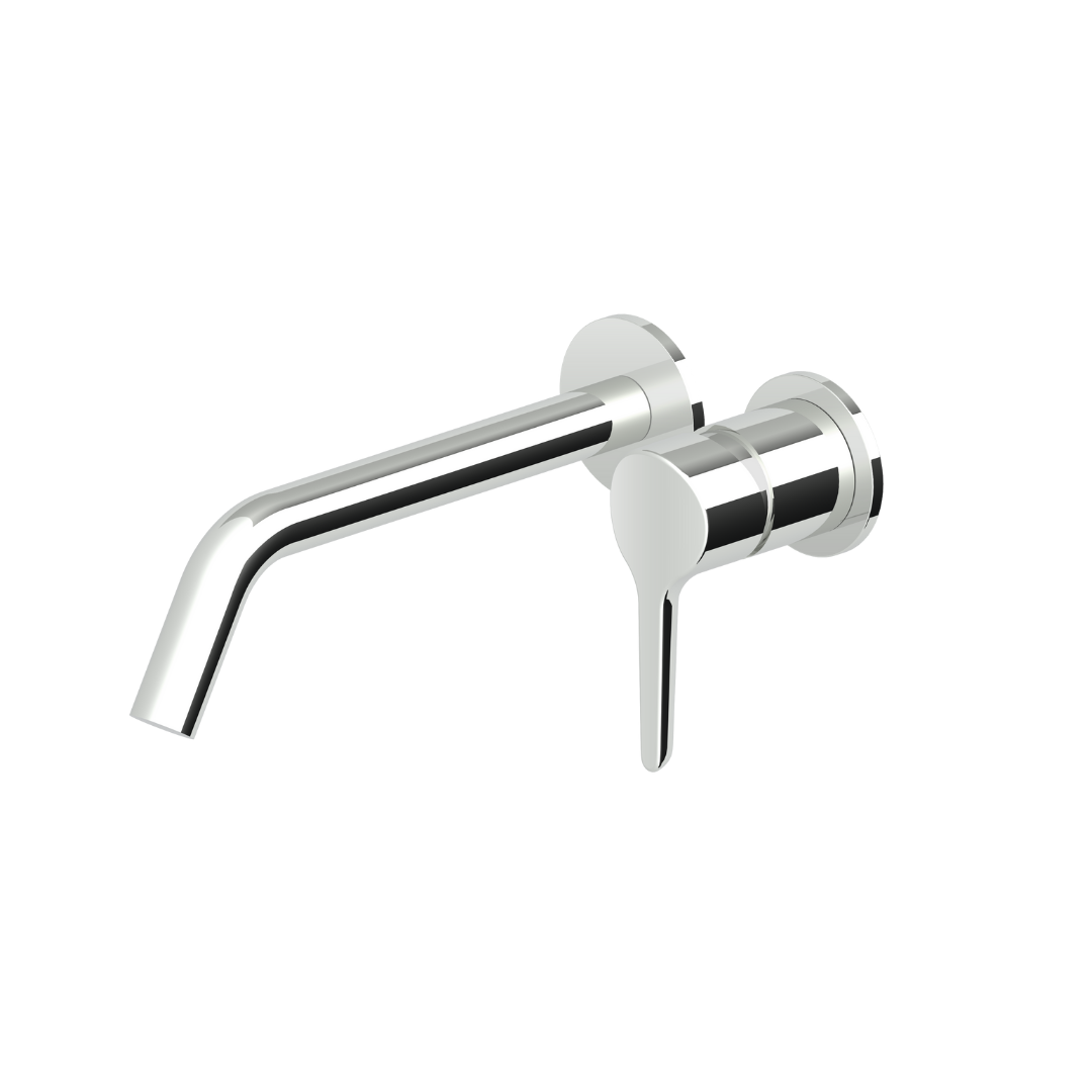 MEDAMEDA WALL MOUNTED BASIN MIXER 215MM