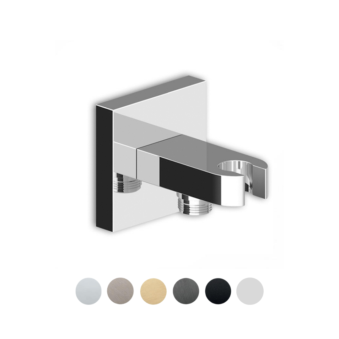 ZUCCHETTI SQUARE WALL ELBOW ROUND W/BRACKET