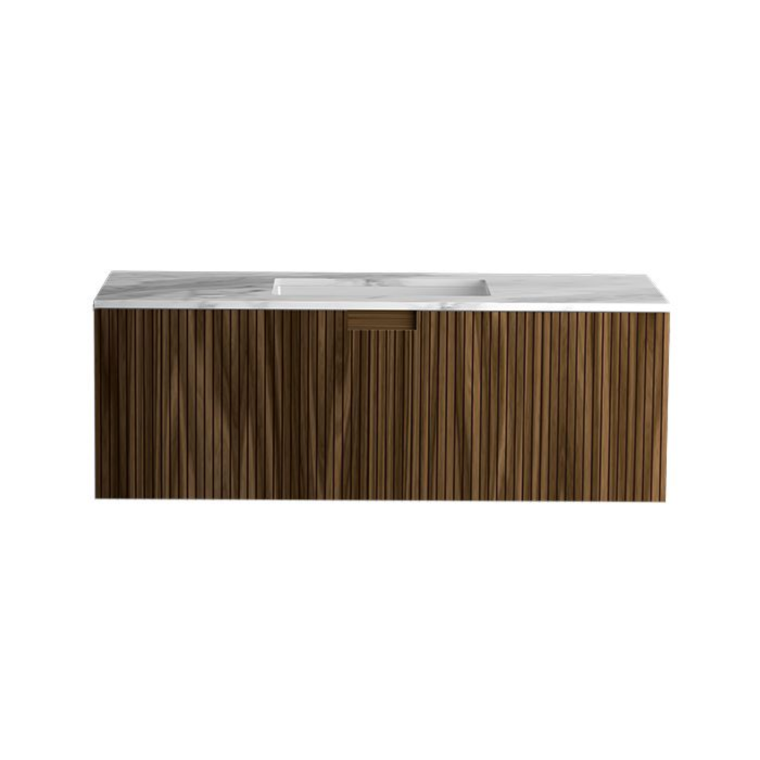 RIGA 1200 WALL VANITY W/ MARBLE TOP 1TH