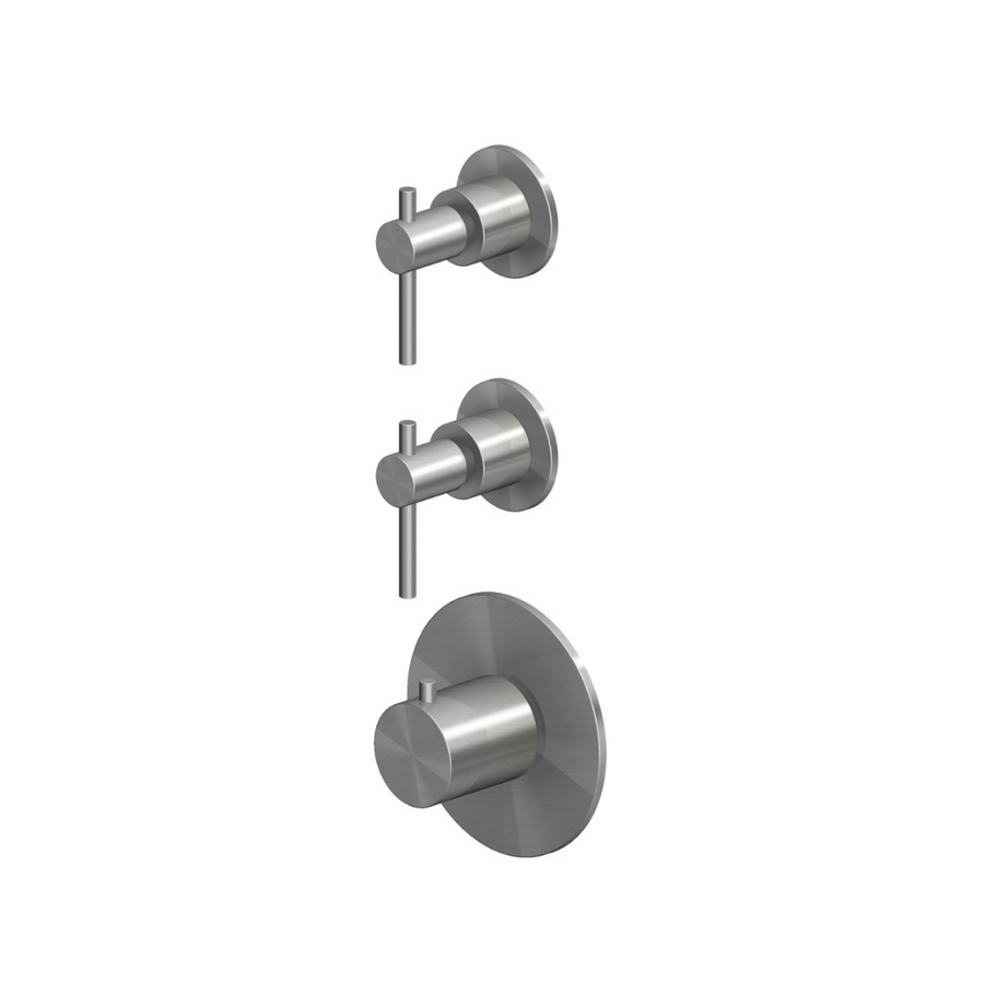 HELM THERMOSTATIC SHOWER MIXER 2 STOP VALVES