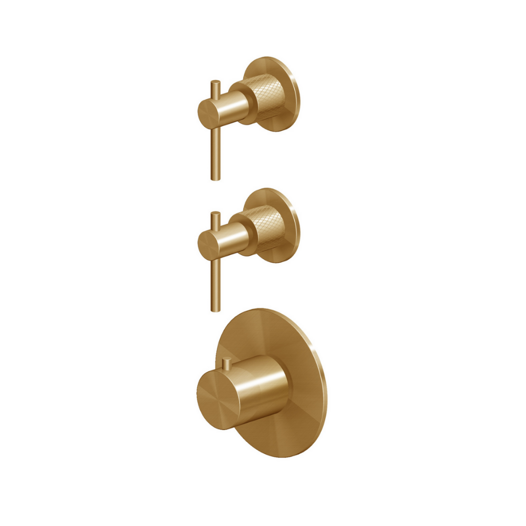 HELM THERMOSTATIC SHOWER MIXER 2 STOP VALVES