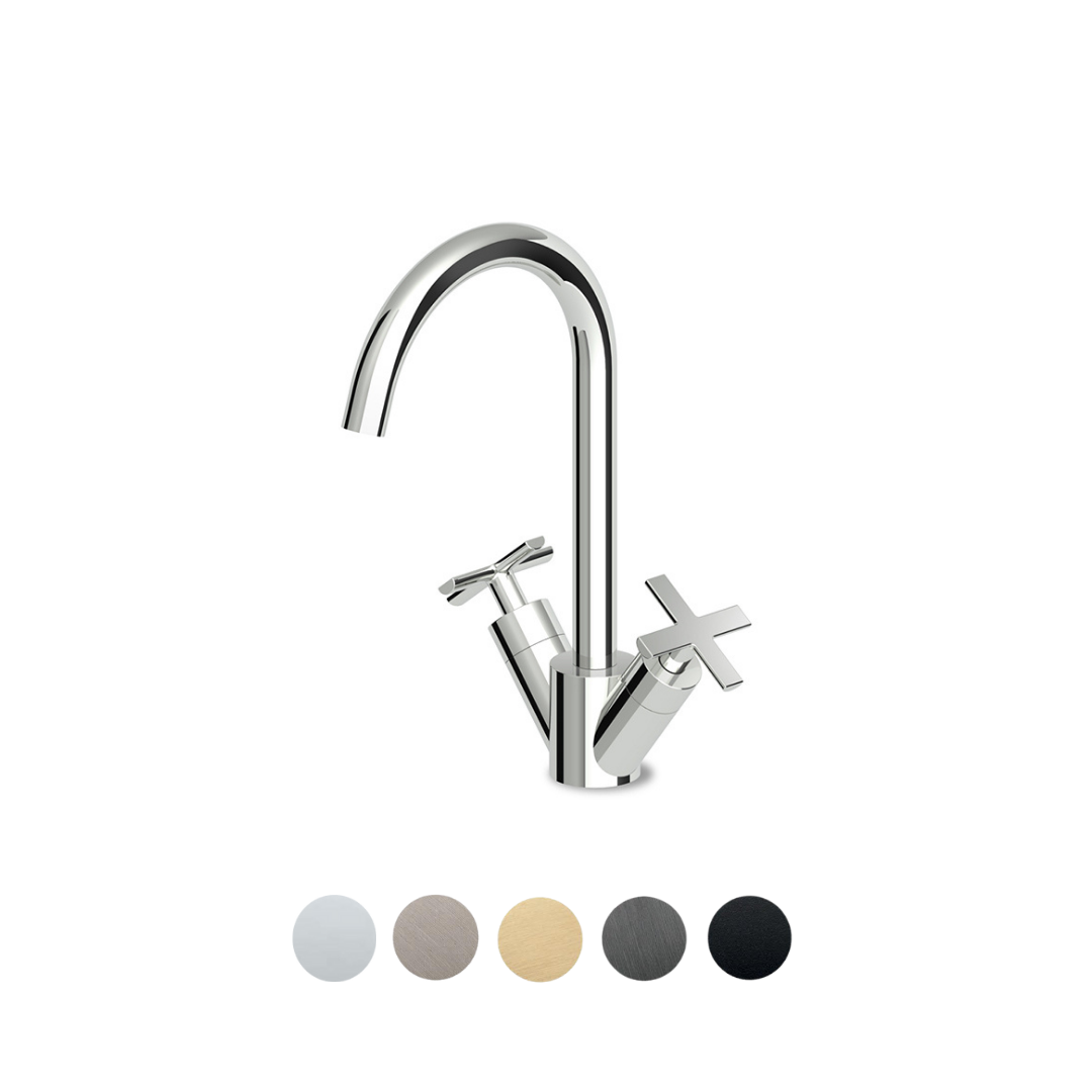 GILL GOOSE NECK BASIN MIXER
