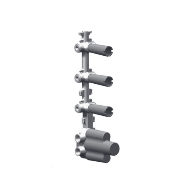 ZUCCHETTI BUILT IN PART - THERMO SHOWR MIX 3 OUTLET W/STOP VALVE