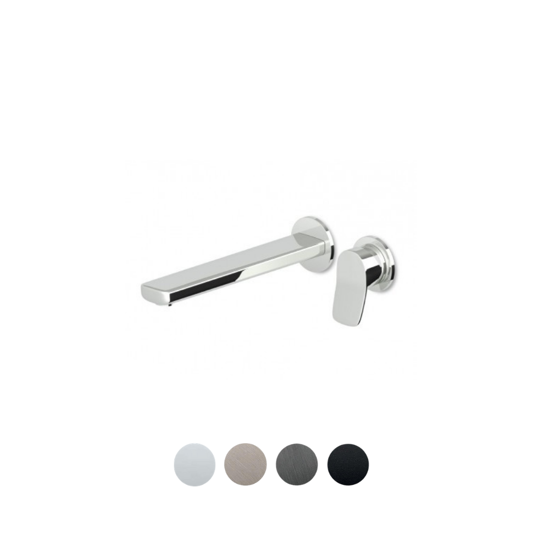 BRIM WALL MOUNTED BASIN MIXER 225MM