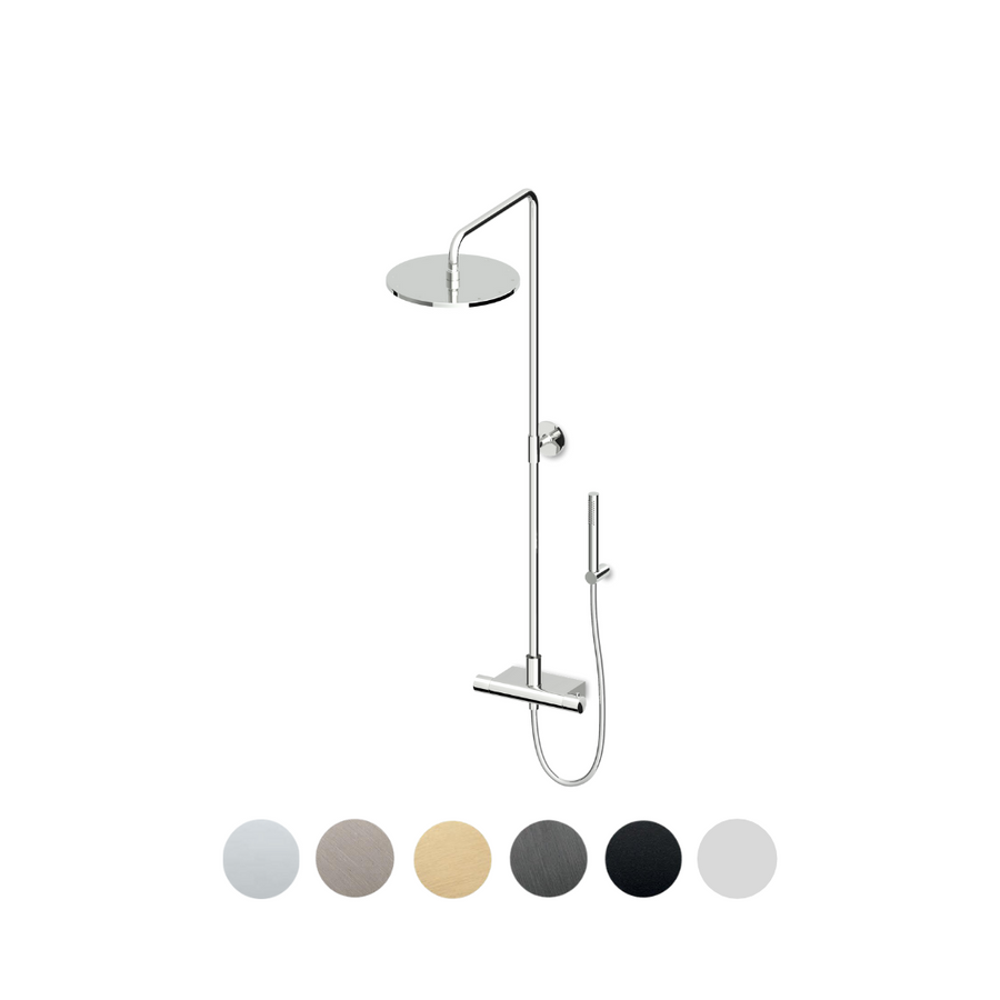 PAN EXPOSED THERMOSTATIC COLUMN SHOWER