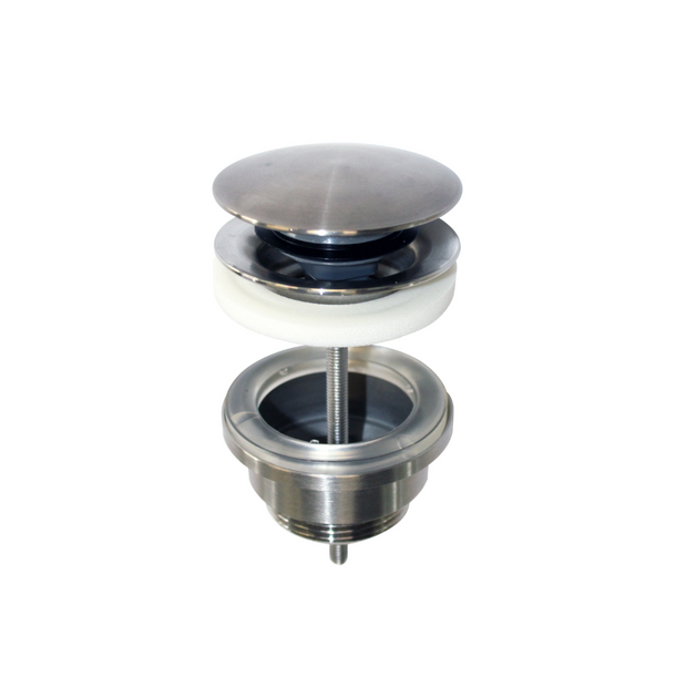 ZUCCHETTI HELM STAINLESS STEEL POP UP WASTE