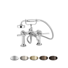 STYLE MODERNE DECK MOUNT BATH SHOWER MIXER C/W HAND SHOWER