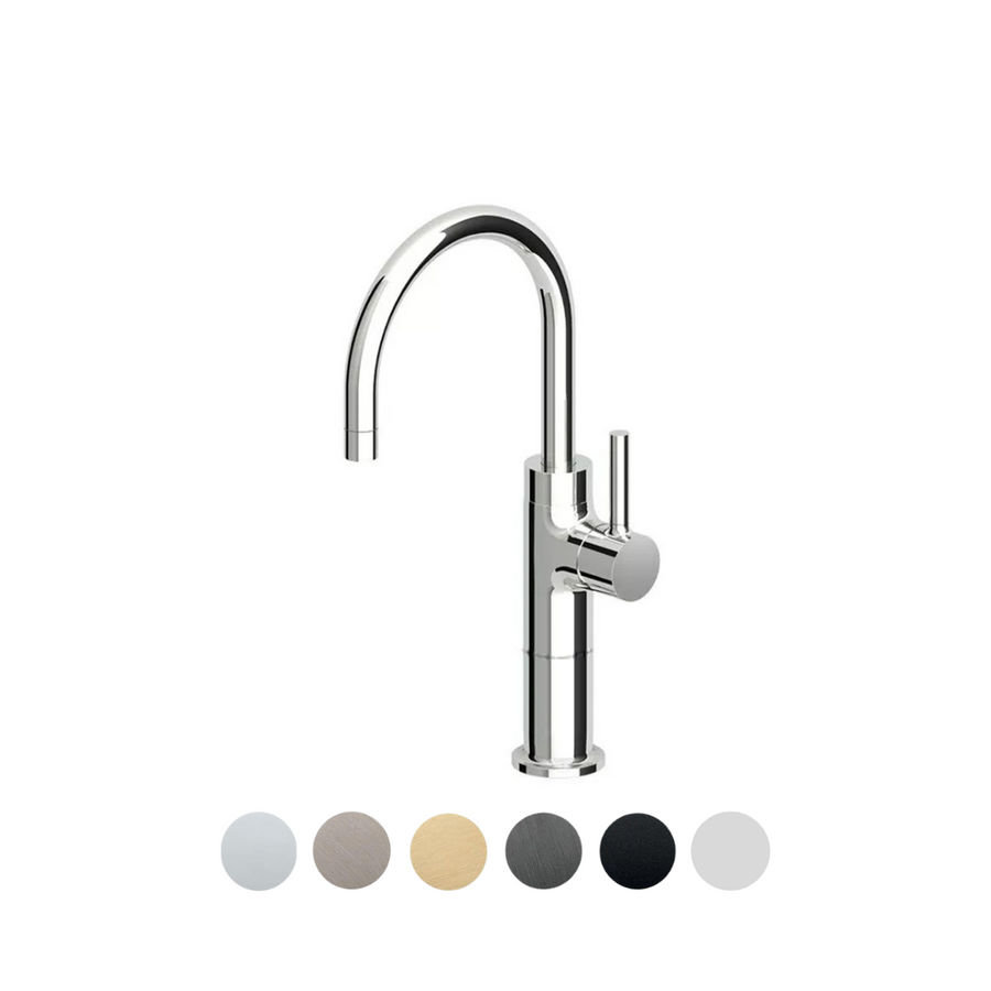 PAN SWIVEL SPOUT EXTENDED HEIGHT SINGLE LEVER BASIN MIXER