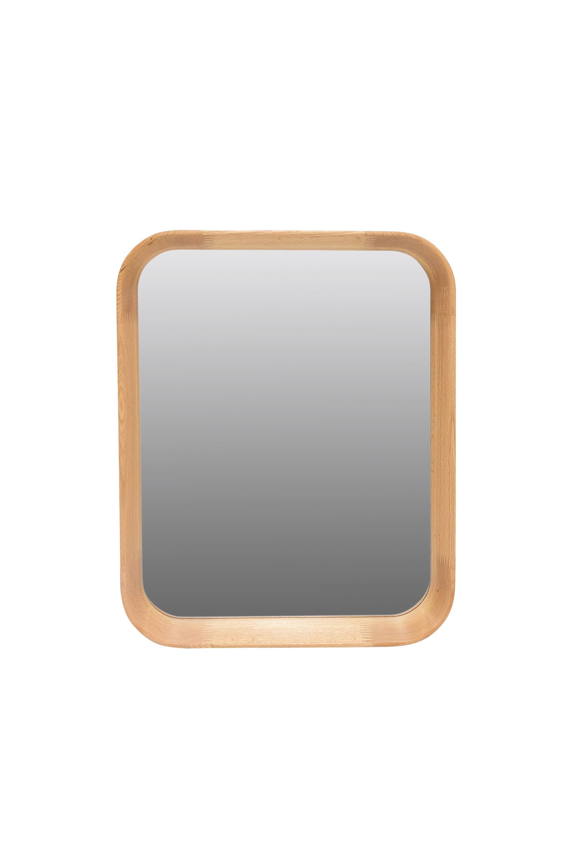 OAK FRAME RECTANGULAR MIRROR 400X60X500MM NATURAL