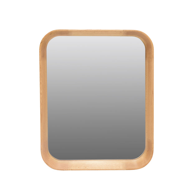 OAK FRAME RECTANGULAR MIRROR 400X60X500MM NATURAL