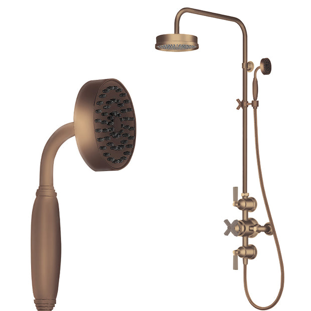 STYLE MODERNE 2 X STOP THERMOSTATIC COLUMN SHOWER