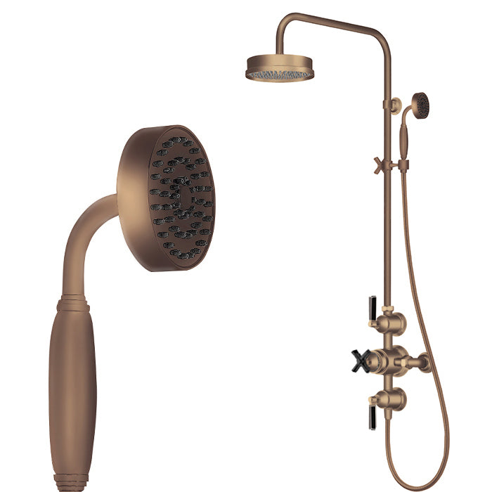 STYLE MODERNE 2 X STOP THERMOSTATIC COLUMN SHOWER