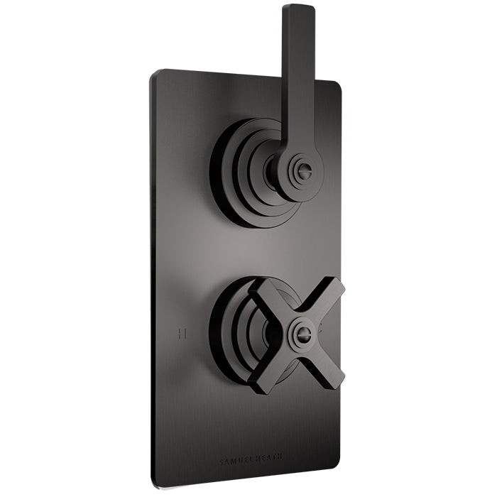 LANDMARK PURE THERMOSTATIC SHOWER MIXER 1 OUTLET LEVER/CROSS HANDLE