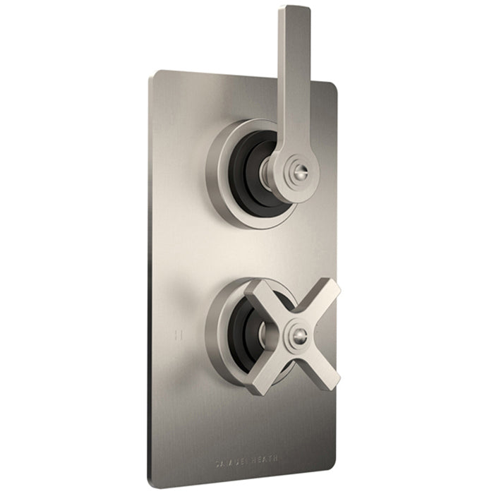LANDMARK PURE THERMOSTATIC SHOWER MIXER 1 OUTLET LEVER/CROSS HANDLE