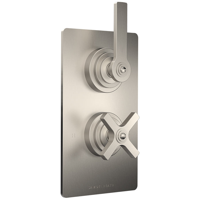 LANDMARK PURE THERMOSTATIC SHOWER MIXER 1 OUTLET LEVER/CROSS HANDLE