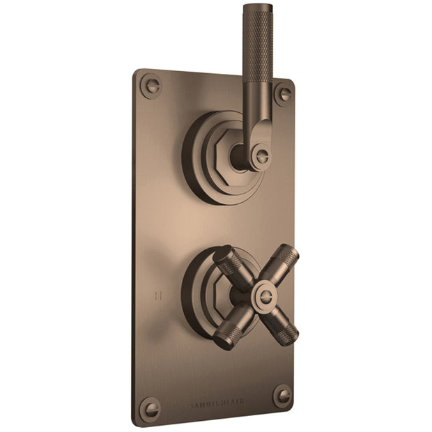 LANDMARK INDUSTRIAL THERMOSTATIC SHOWER MIXER 1 OUTLET LEVER/CROSS HANDLE