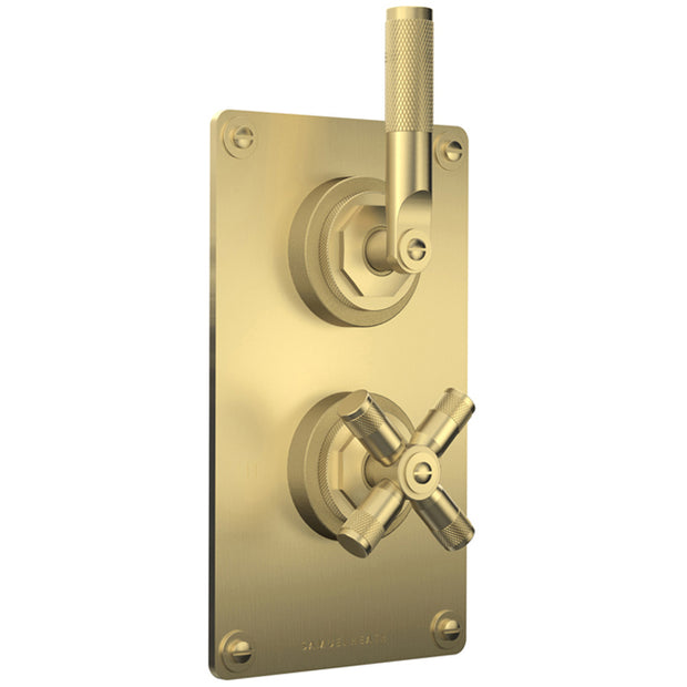 LANDMARK INDUSTRIAL THERMOSTATIC SHOWER MIXER 1 OUTLET LEVER/CROSS HANDLE