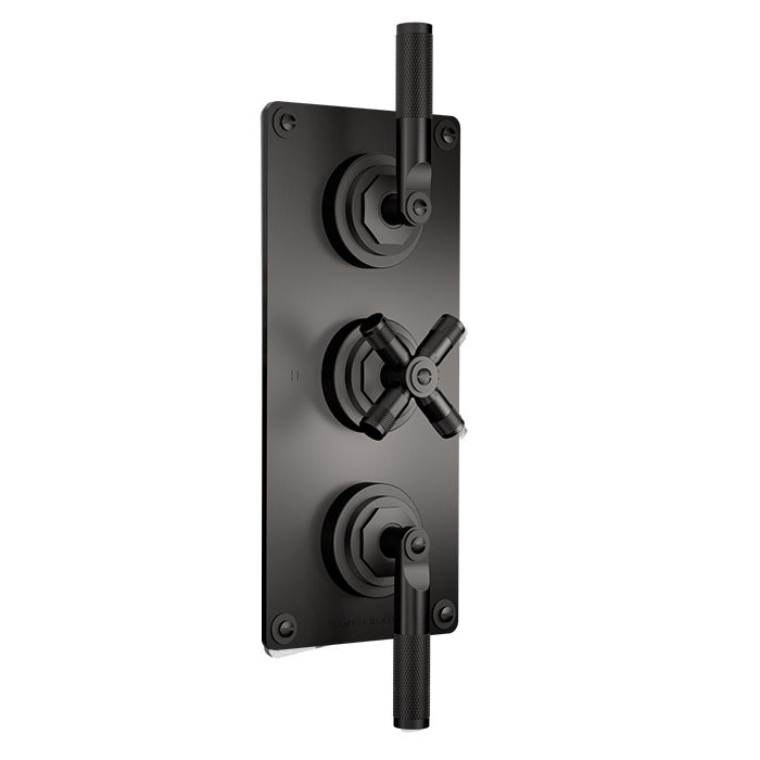 LANDMARK INDUSTRIAL THERMOSTATIC SHOWER MIXER 2 OUTLET LEVER/CROSS HANDLE