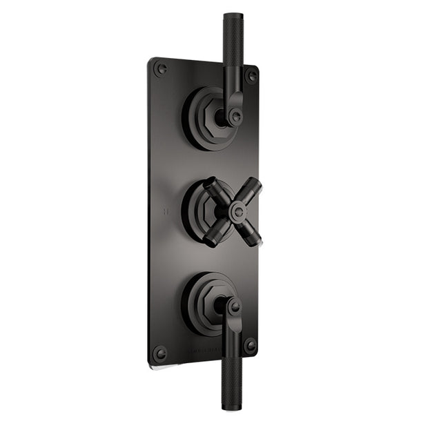 LANDMARK INDUSTRIAL THERMOSTATIC SHOWER MIXER 2 OUTLET LEVER/CROSS HANDLE