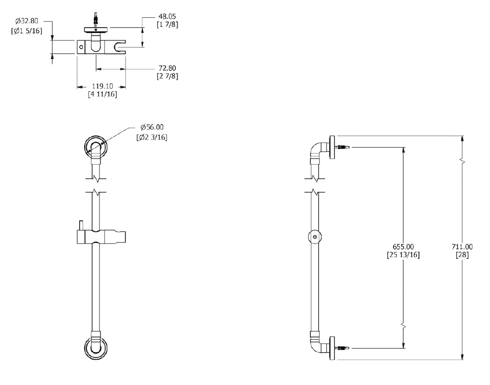 LANDMARK INDUSTRIAL SLIDE SHOWER 1 FCT
