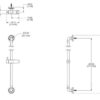 LANDMARK INDUSTRIAL SLIDE SHOWER 1 FCT