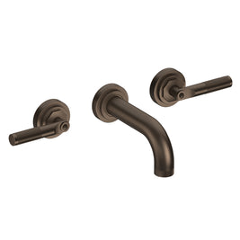 LANDMARK INDUSTRIAL 3TH WALL BASIN MIXER 140MM LEVER HANDLE