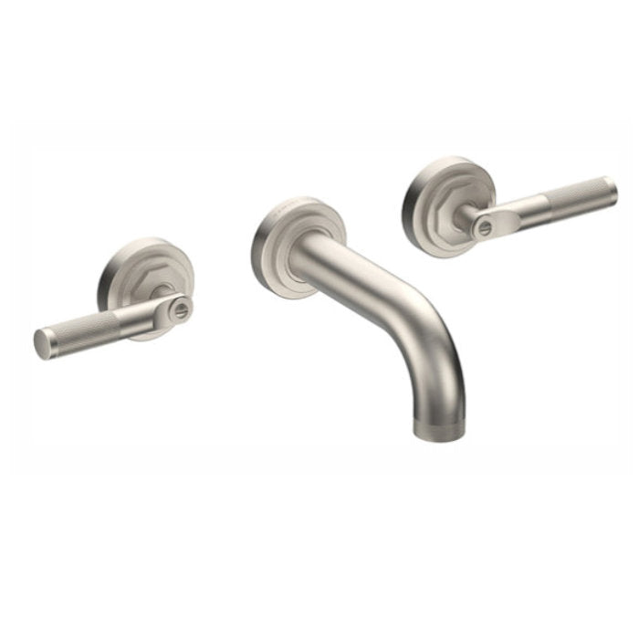 LANDMARK INDUSTRIAL 3TH WALL BASIN MIXER 140MM LEVER HANDLE